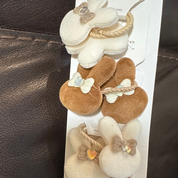 Cute Bunny 10 Pair of Hair Ties Set - Picture 1 of 2